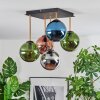 Gastor Plafoniera, Lampada a sfera Oro, Nero, 5-Luci