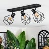 Yaak Plafoniera, Faretto da soffitto Nero, 3-Luci