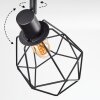 Yaak Plafoniera, Faretto da soffitto Nero, 3-Luci
