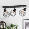 Yaak Plafoniera, Faretto da soffitto Nero, 3-Luci