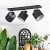 Bassagoda Plafoniera, Faretto da soffitto Nero, 3-Luci