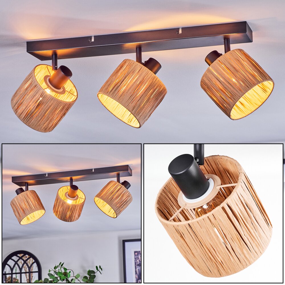 Granja Plafoniera, Faretto da soffitto Nero, 3-Luci main product photo