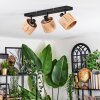 Granja Plafoniera, Faretto da soffitto Nero, 3-Luci