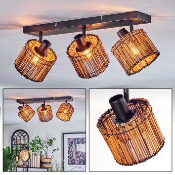 Cando Plafoniera, Faretto da soffitto Nero, 3-Luci