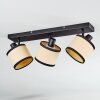 Chellas Plafoniera, Faretto da soffitto Nero, 3-Luci