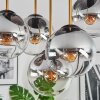 Gastor Plafoniera, Lampada a sfera Ottone, Nero, 5-Luci