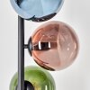 Gastor Lampada a sfera, Lampada da terra 33 cm Blu, Verde, Ramato, 5-Luci