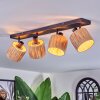 Granja Plafoniera, Faretto da soffitto Nero, 4-Luci