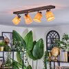 Lindberg Plafoniera, Faretto da soffitto Nero, 4-Luci