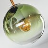 Gastor Plafoniera, Lampada a sfera Ottone, Nero, 5-Luci