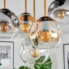 Ripoll Plafoniera, Lampada a sfera Ottone, Nero, 5-Luci