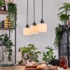 Bassagoda Lampadario a sospensione, Lampada a sospensione Écru, Nero, 3-Luci