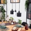 Bassagoda Lampadario a sospensione, Lampada a sospensione Écru, Nero, 3-Luci