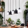 Bassagoda Lampadario a sospensione, Lampada a sospensione Écru, Nero, 5-Luci