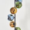 Koyoto Lampada a sfera, Lampada da terra 34 cm Blu, Oro, Verde, 6-Luci