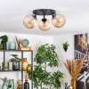 Koyoto Plafoniera, Lampada a sfera Ambrato, 3-Luci