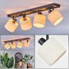 Bassagoda Plafoniera, Faretto da soffitto Nero, 4-Luci Bassagoda Plafoniera, Faretto da soffitto Nero, 4-Luci