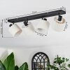 Bassagoda Plafoniera, Faretto da soffitto Nero, 4-Luci Bassagoda Plafoniera, Faretto da soffitto Nero, 4-Luci