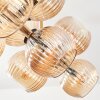 Koyoto Plafoniera, Lampada a sfera Oro, Nero, 10-Luci