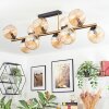 Koyoto Plafoniera, Lampada a sfera Oro, Nero, 10-Luci