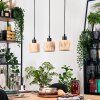 Granja Lampadario a sospensione, Lampada a sospensione Écru, Nero, 3-Luci