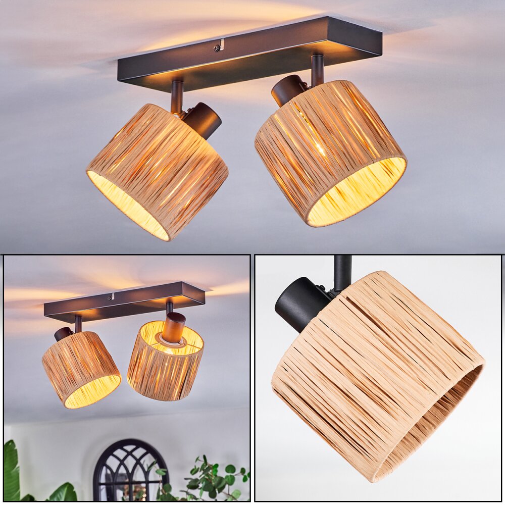 Granja Plafoniera, Faretto da soffitto Nero, 2-Luci main product photo