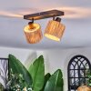 Granja Plafoniera, Faretto da soffitto Nero, 2-Luci
