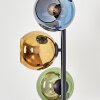 Koyoto Lampada a sfera, Lampada da terra 32 cm Blu, Oro, Verde, 5-Luci