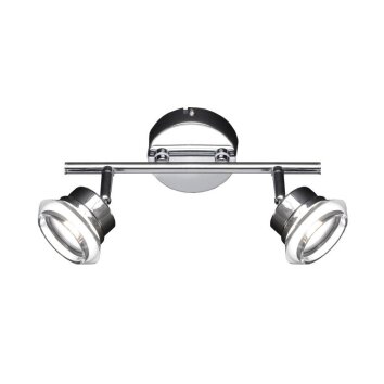 Wofi MORGAN Faretto da soffitto LED Cromo, 2-Luci