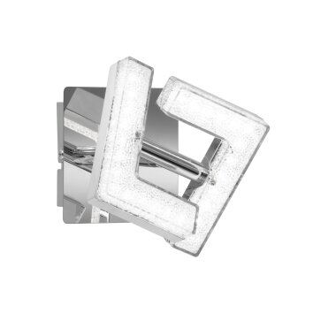 Wofi LEA Applique LED Cromo, 1-Luce Wofi LEA Applique LED Cromo, 1-Luce