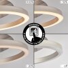 Mohlin Plafoniera LED Nichel opaco, 1-Luce