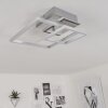 Buren Plafoniera LED Nichel opaco, 1-Luce