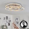 Buren Plafoniera LED Nichel opaco, 1-Luce