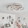 Buren Plafoniera LED Nichel opaco, 1-Luce