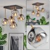 Ripoll Plafoniera, Lampada a sfera Oro, Nero, 5-Luci