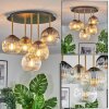 Ripoll Plafoniera, Lampada a sfera Ottone, Nero, 5-Luci