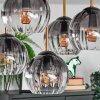 Koyoto Plafoniera, Lampada a sfera Oro, Nero, 5-Luci