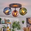 Koyoto Plafoniera, Lampada a sfera Blu, Verde, Ramato, 3-Luci