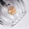 Koyoto Plafoniera, Lampada a sfera Chiaro, Grigio fumo, 3-Luci