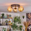 Koyoto Plafoniera, Lampada a sfera Ambrato, 3-Luci