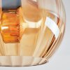 Koyoto Plafoniera, Lampada a sfera 45 cm Ottone, Nero, 5-Luci