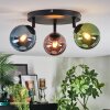 Chehalis Plafoniera, Lampada a sfera 44 cm Blu, Verde, Ramato, 3-Luci