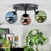 Chehalis Plafoniera, Lampada a sfera 44 cm Blu, Verde, Ramato, 3-Luci