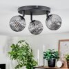 Chehalis Plafoniera, Lampada a sfera Grigio fumo, 3-Luci