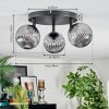 Chehalis Plafoniera, Lampada a sfera Grigio fumo, 3-Luci