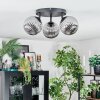 Chehalis Plafoniera, Lampada a sfera 25 cm Grigio fumo, 3-Luci