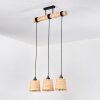 Lindberg Lampadario a sospensione, Lampada a sospensione Écru, Nero, 3-Luci