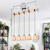 Lindberg Lampadario a sospensione, Lampada a sospensione Écru, Nero, 5-Luci