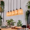 Lindberg Lampadario a sospensione, Lampada a sospensione Écru, Nero, 5-Luci