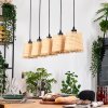 Lindberg Lampadario a sospensione, Lampada a sospensione Écru, Nero, 5-Luci